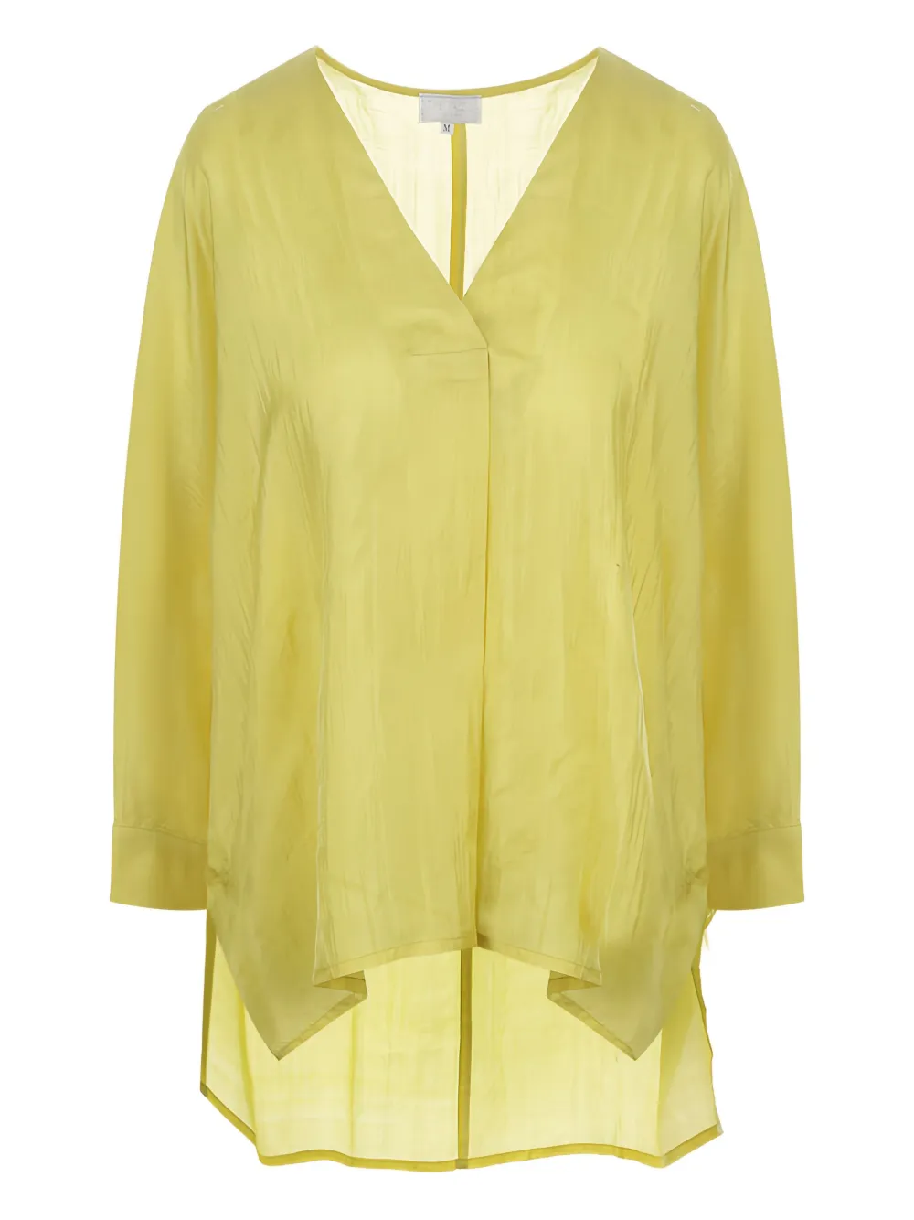 THE ROSE IBIZA V-neck long-sleeve blouse | Yellow | Image 1
