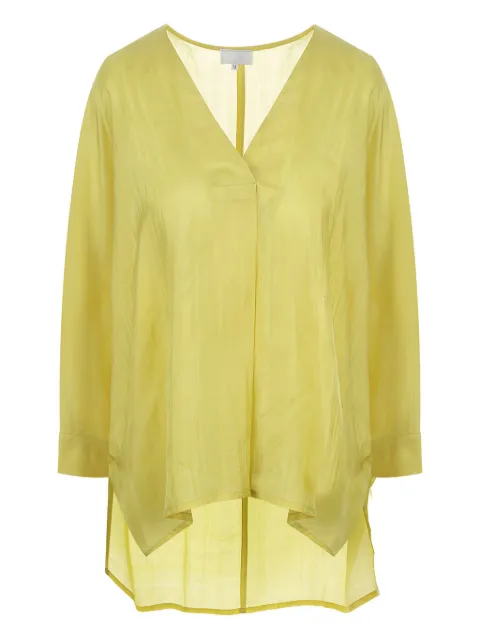 THE ROSE IBIZA V-neck long-sleeve blouse