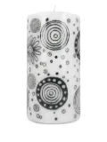 10 CORSO COMO circle-print candle (10 cm) - White