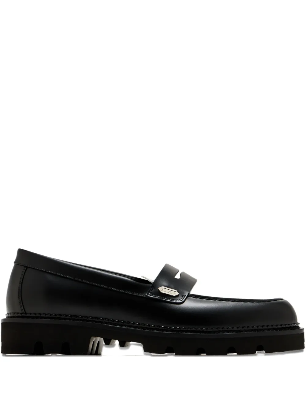 Collegium leather loafers Black