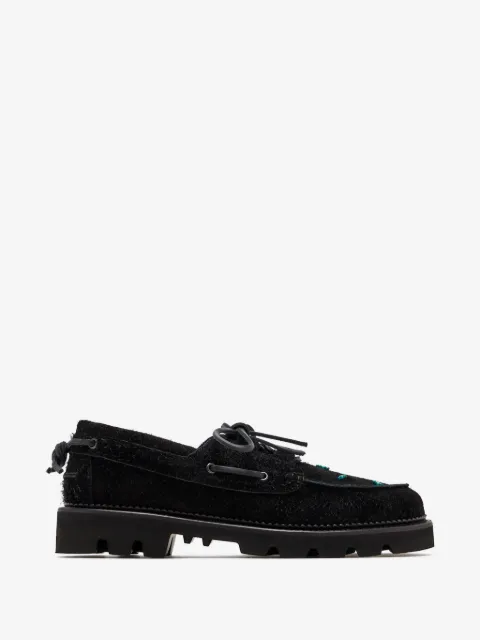 Collegium Pillar Taos bead-embellishment boat shoes
