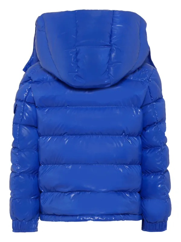 Moncler Enfant Maya Hooded Puffer Jacket Blue FARFETCH ID