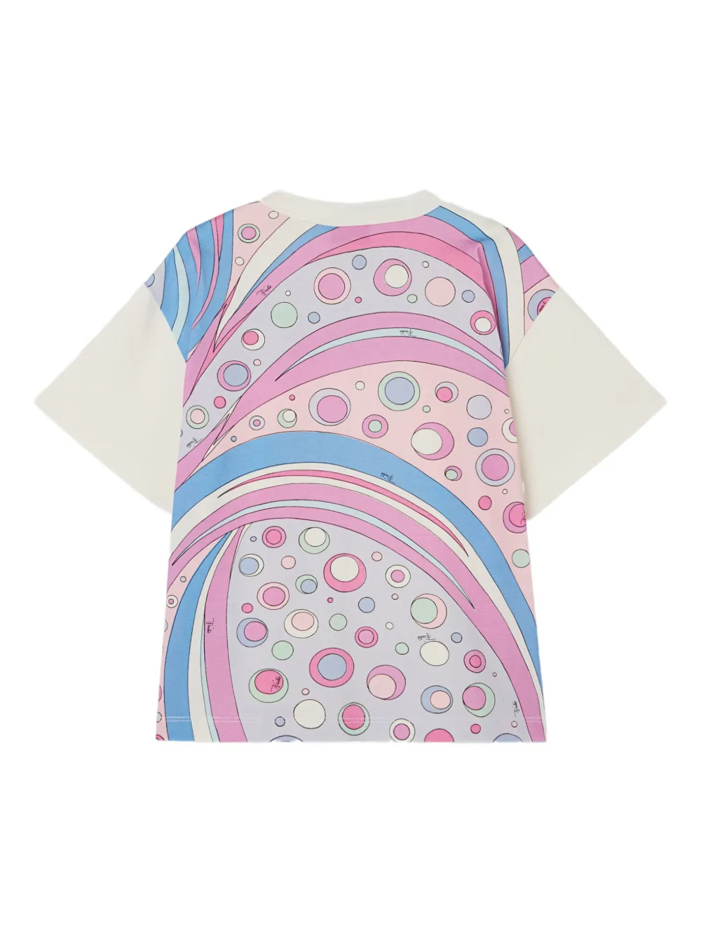 PUCCI Junior T-shirt met verfraaid logo Wit