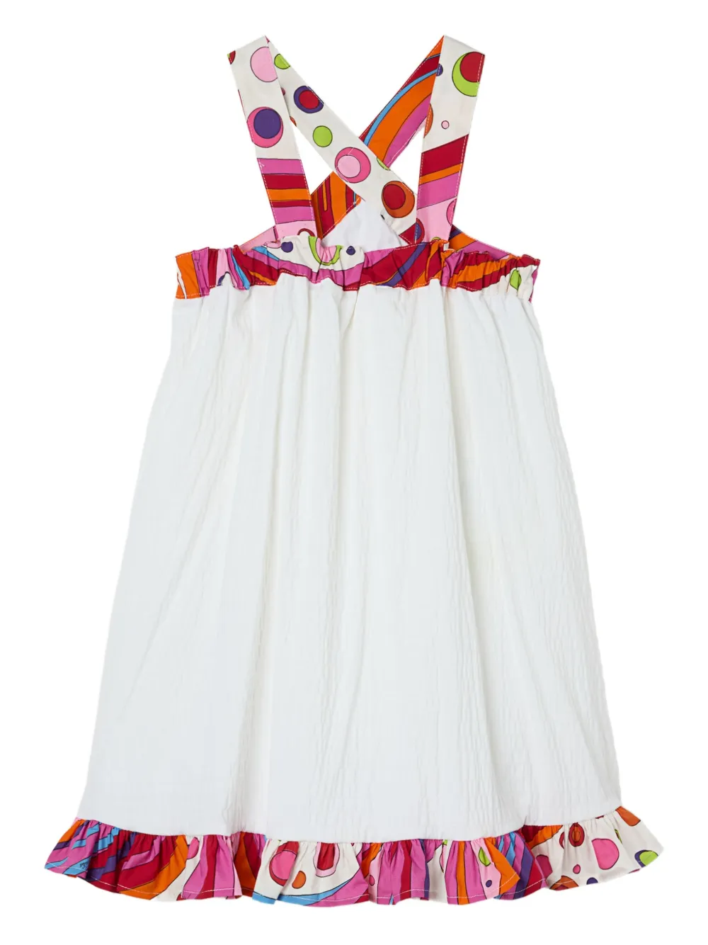 PUCCI Junior Sundress mouwloze jurk Wit