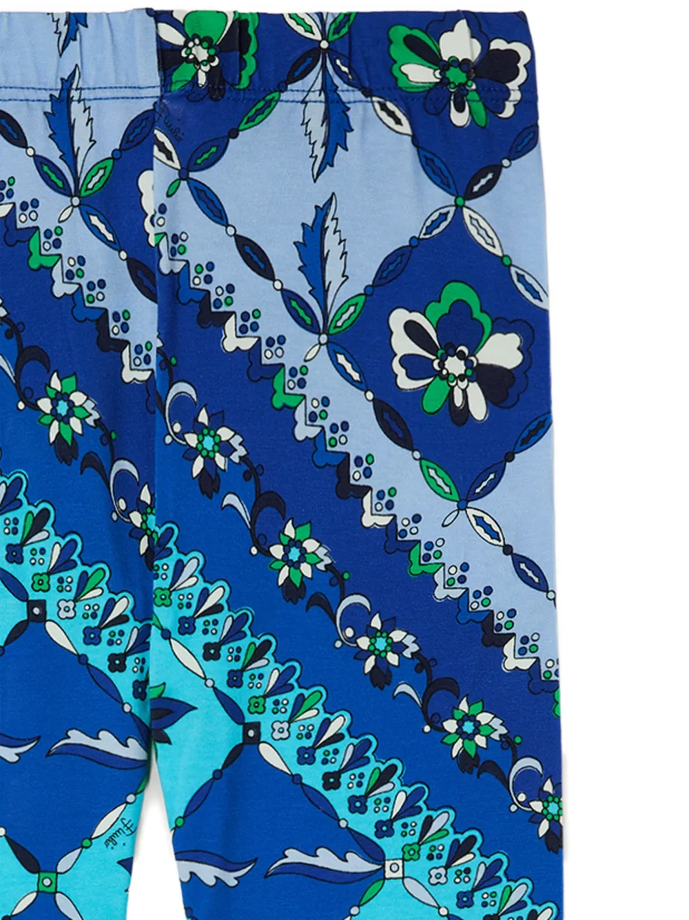 PUCCI Junior Legging met print Blauw