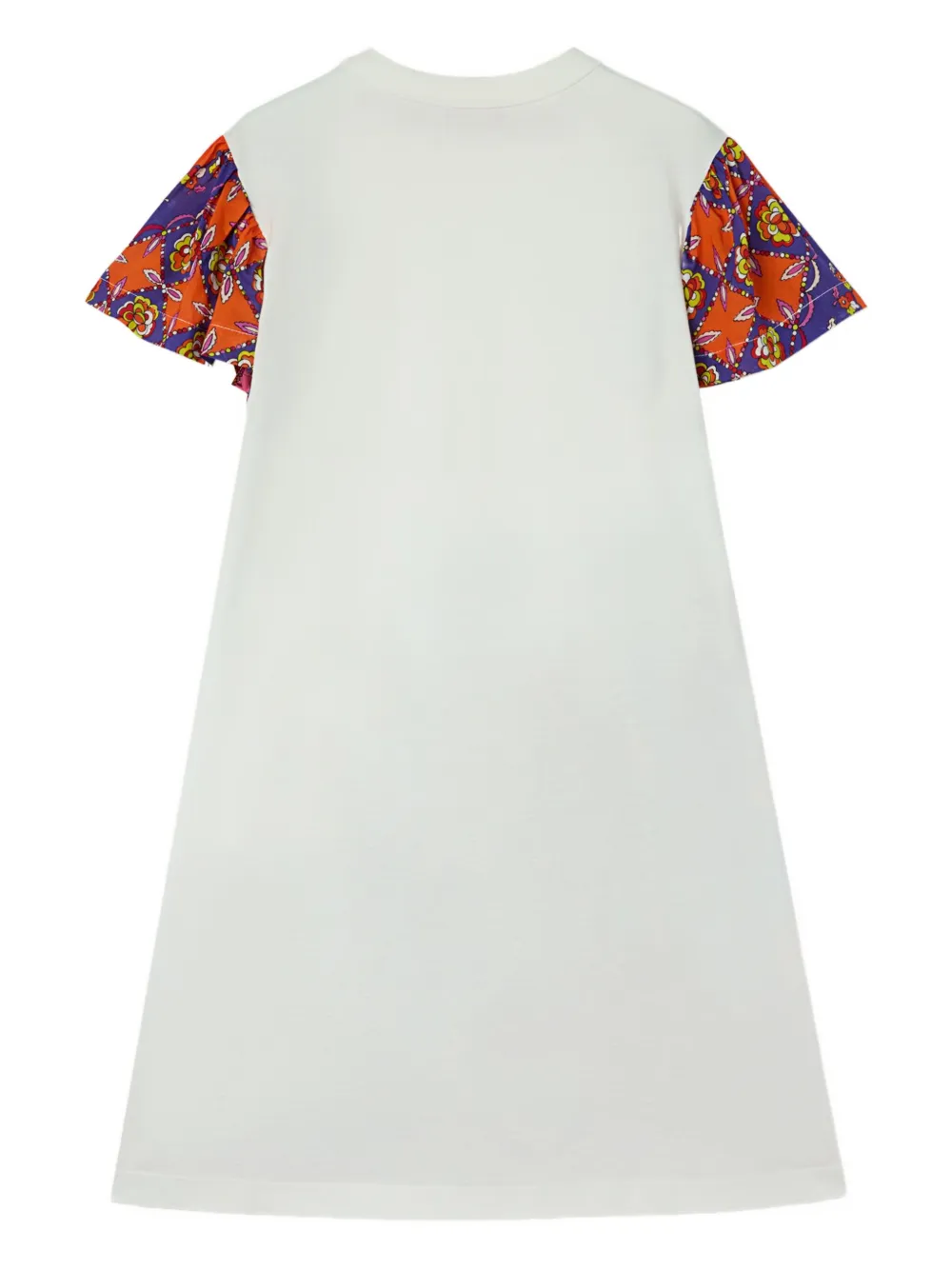 PUCCI Junior Jurk met Festa-print Wit
