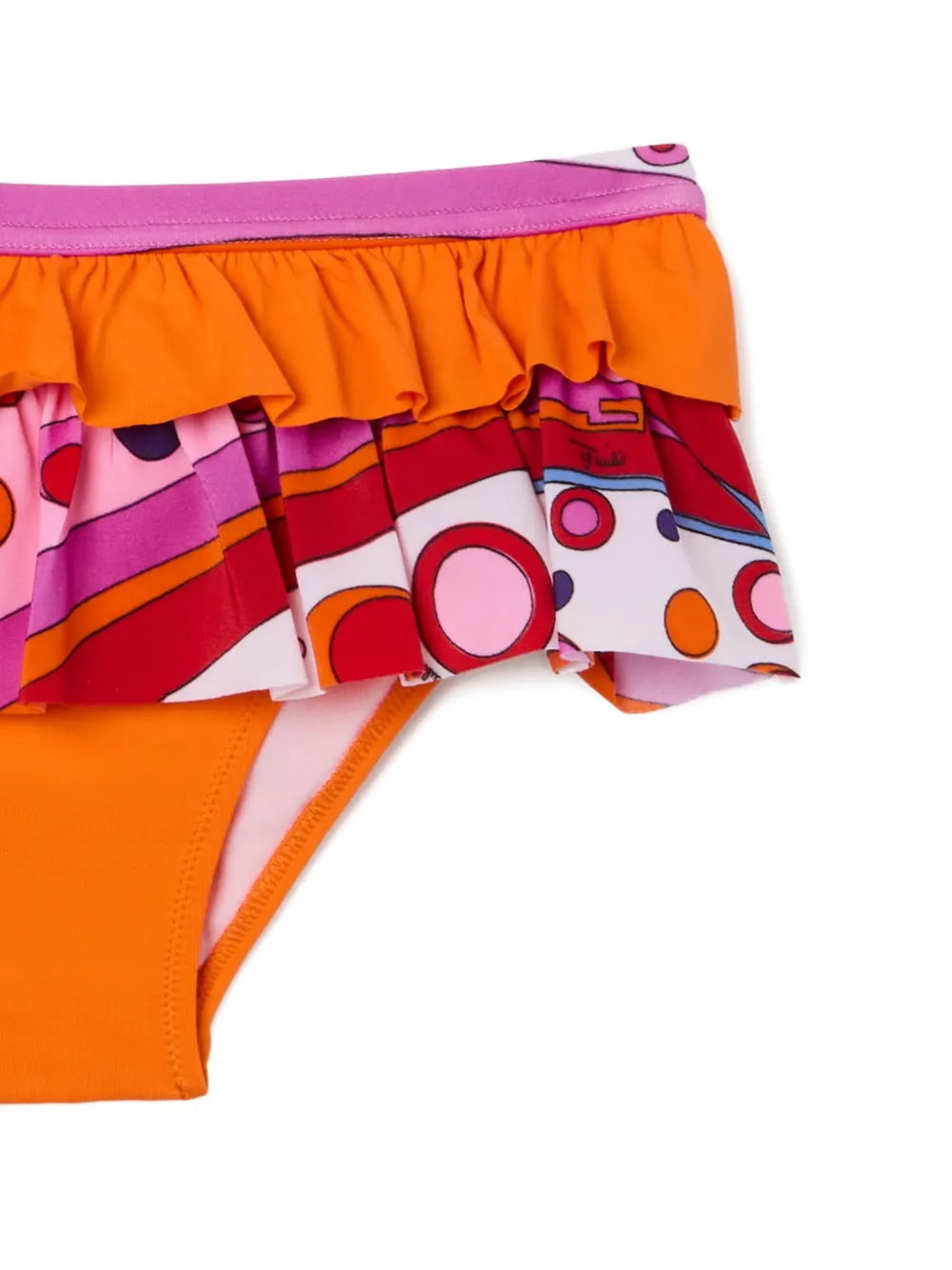 PUCCI Junior Fontane-print ruffled bikini | Bikinis & Tankinis | Image 2