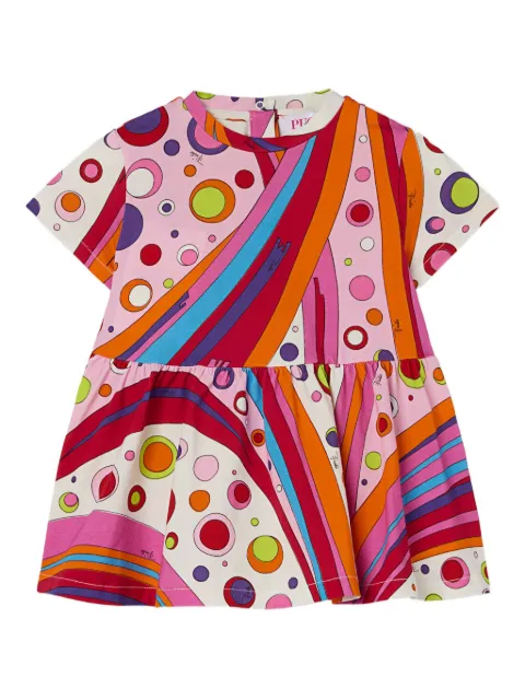 PUCCI Junior Fontane-print dress