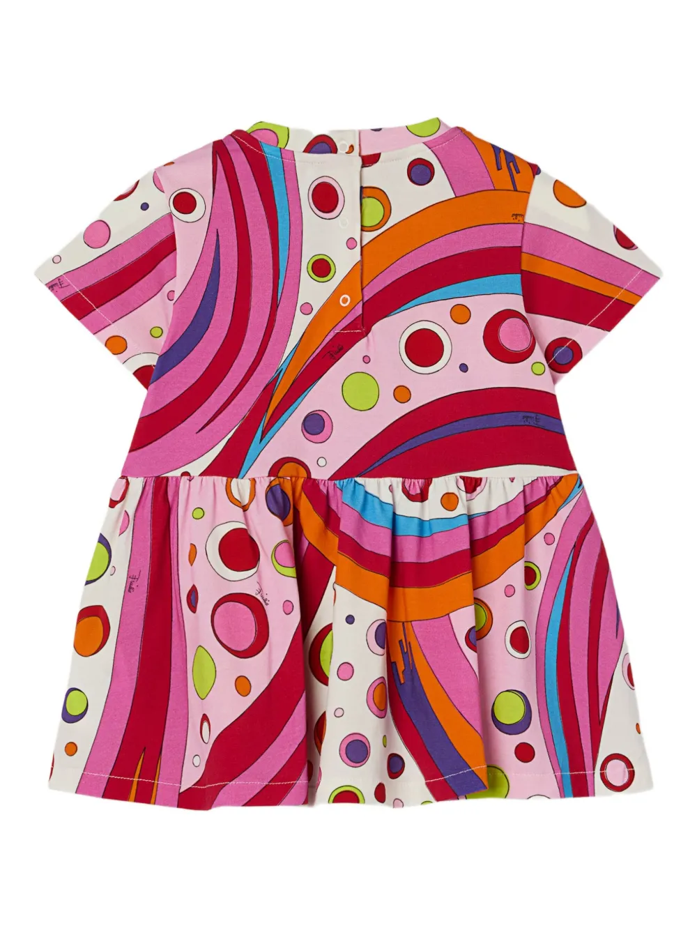 PUCCI Junior Jurk met Fontane-print Roze