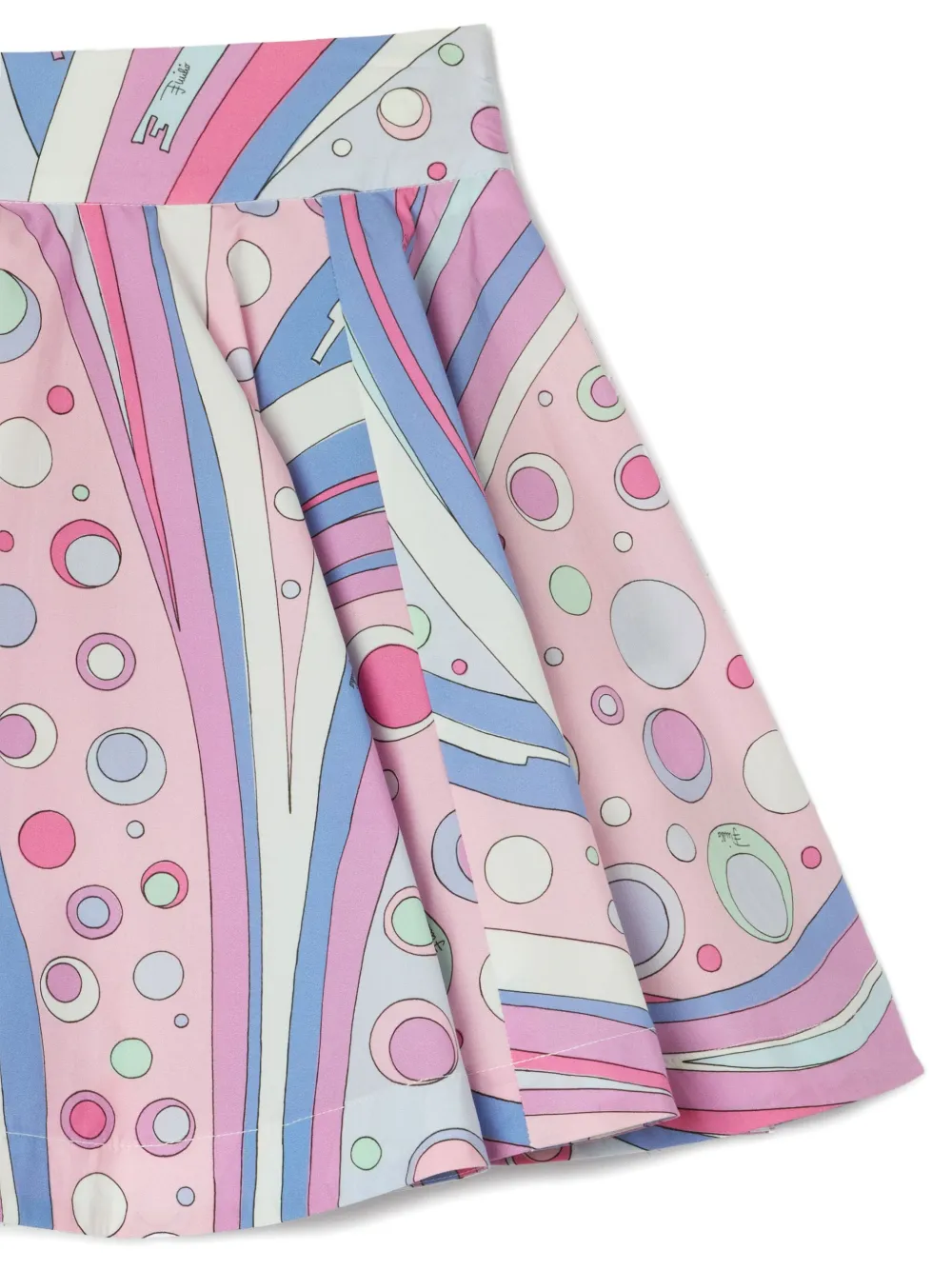 PUCCI Junior Rok met Fontane-print Roze