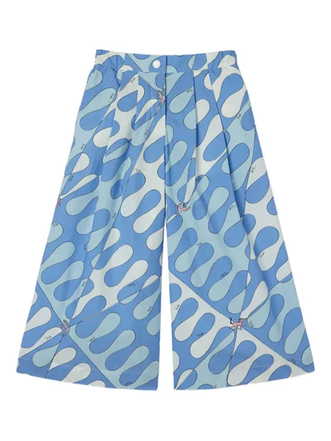 PUCCI Junior Leocorno-print trousers