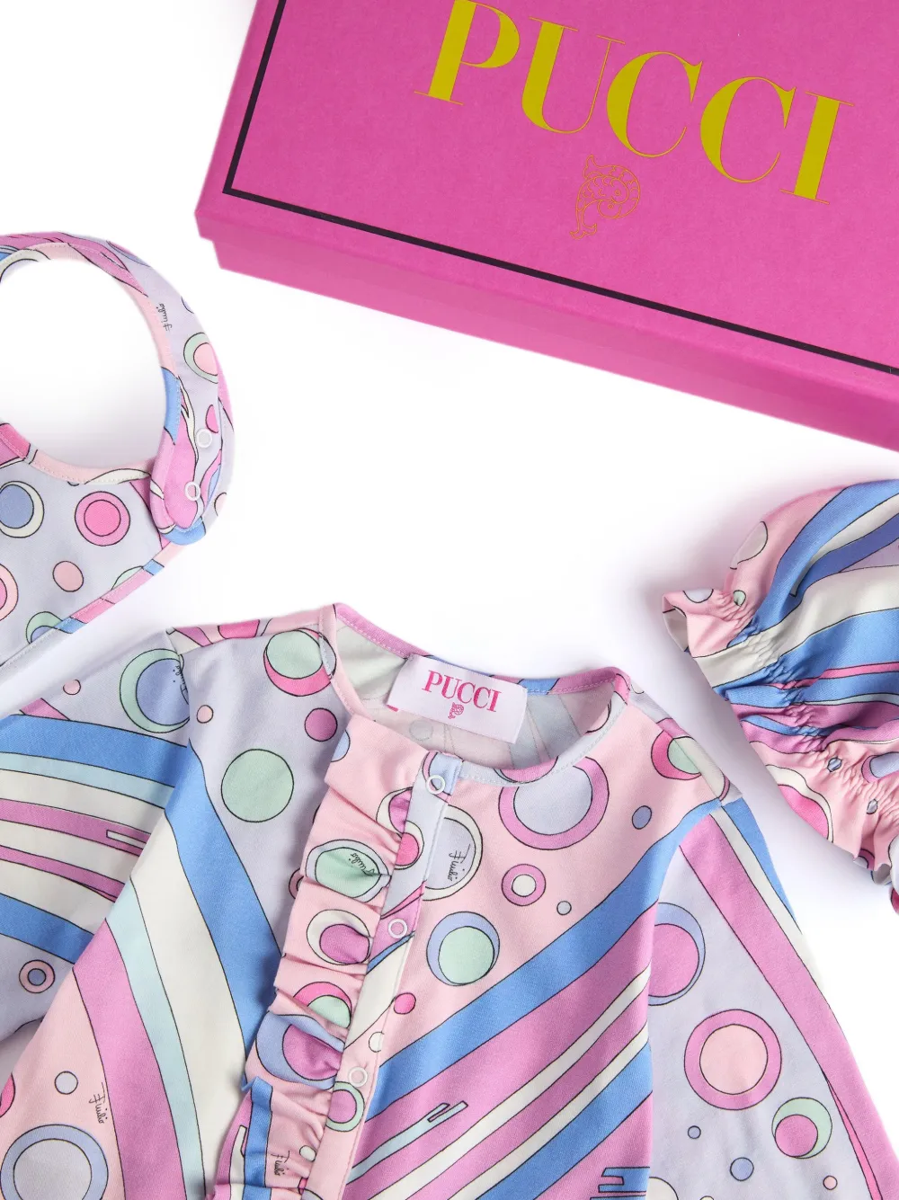 PUCCI Junior Pyjama met Fontane-print Roze