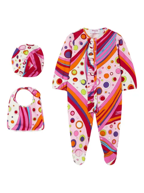 PUCCI Junior Fontane-print pajamas set