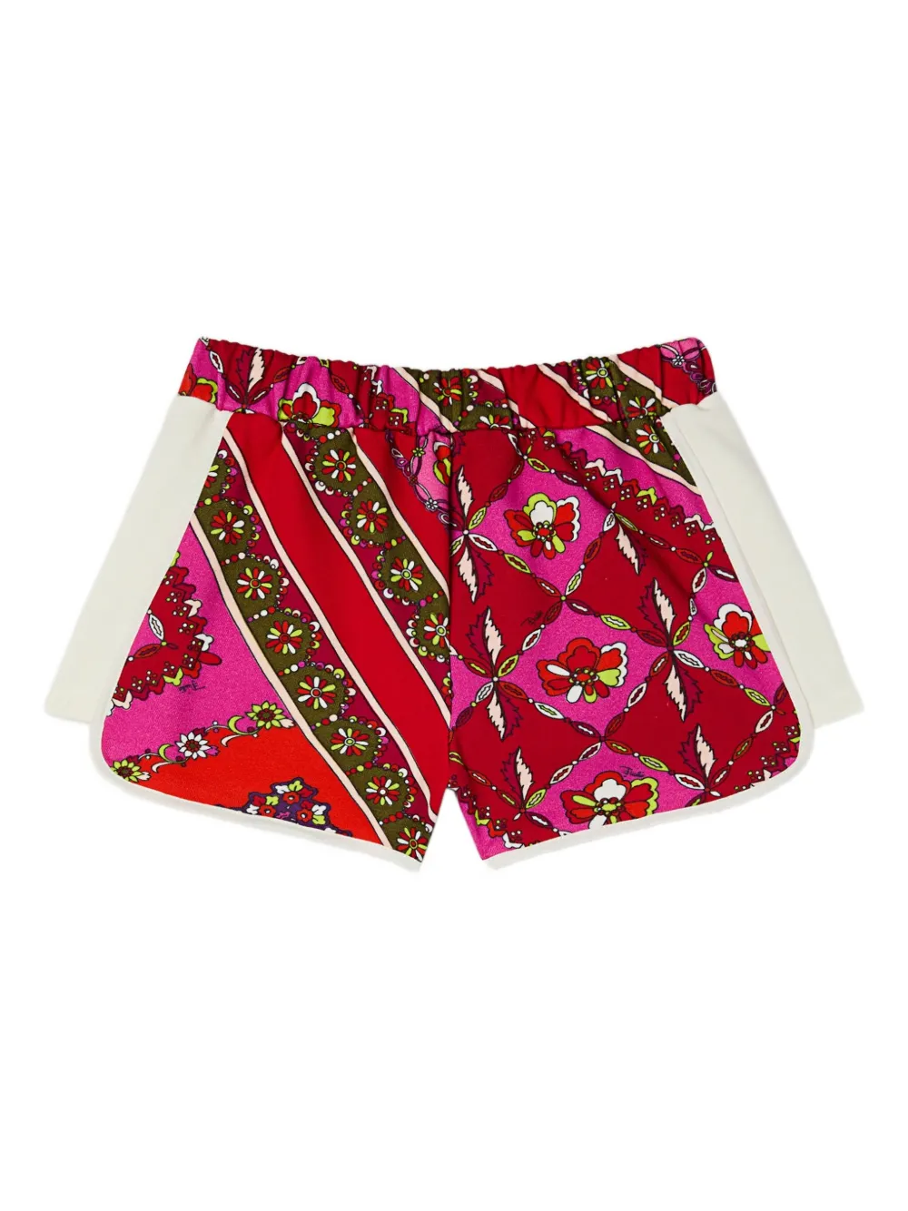 PUCCI Junior Festa shorts met patroon Rood