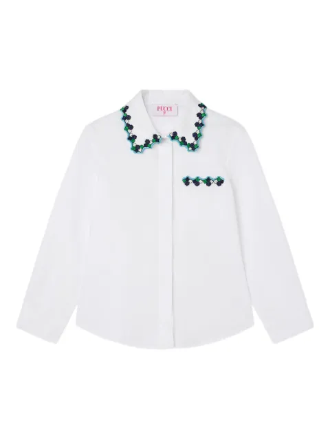 PUCCI Junior embellished-collar shirt