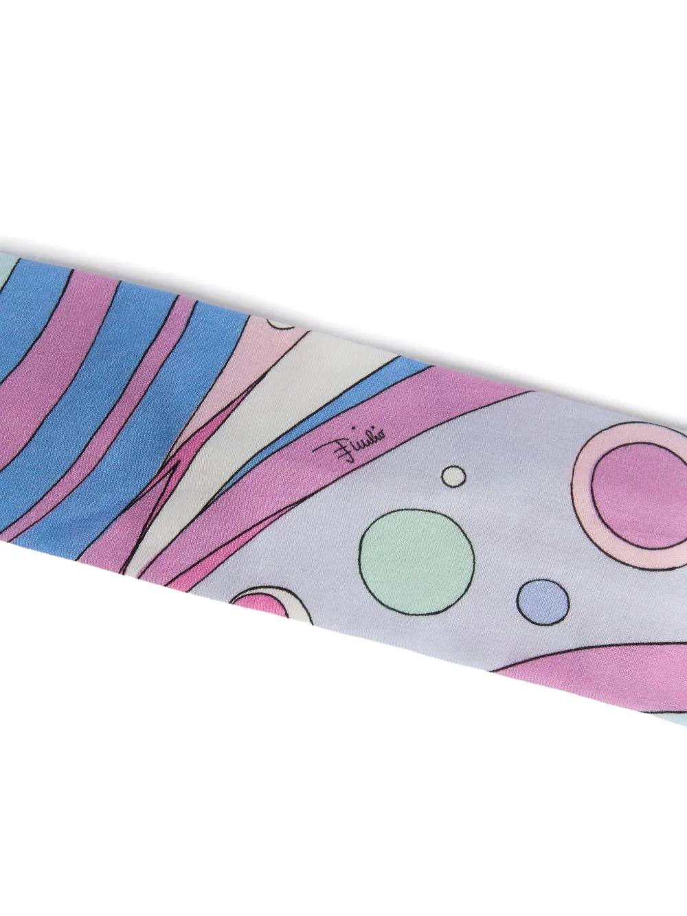 PUCCI Junior Haarband met Fontane-print Blauw