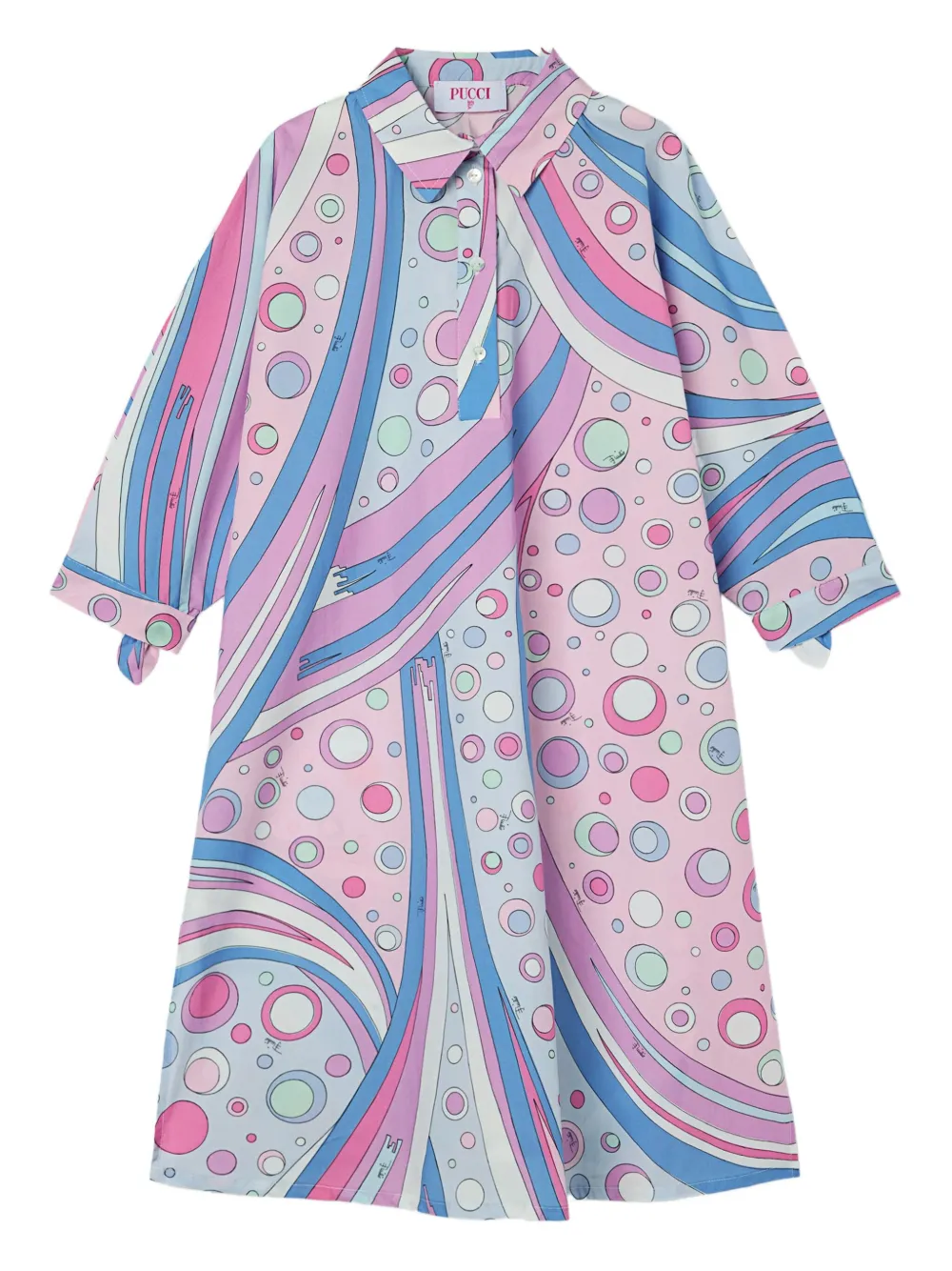 PUCCI Junior Blousejurk met Fontane-print Roze