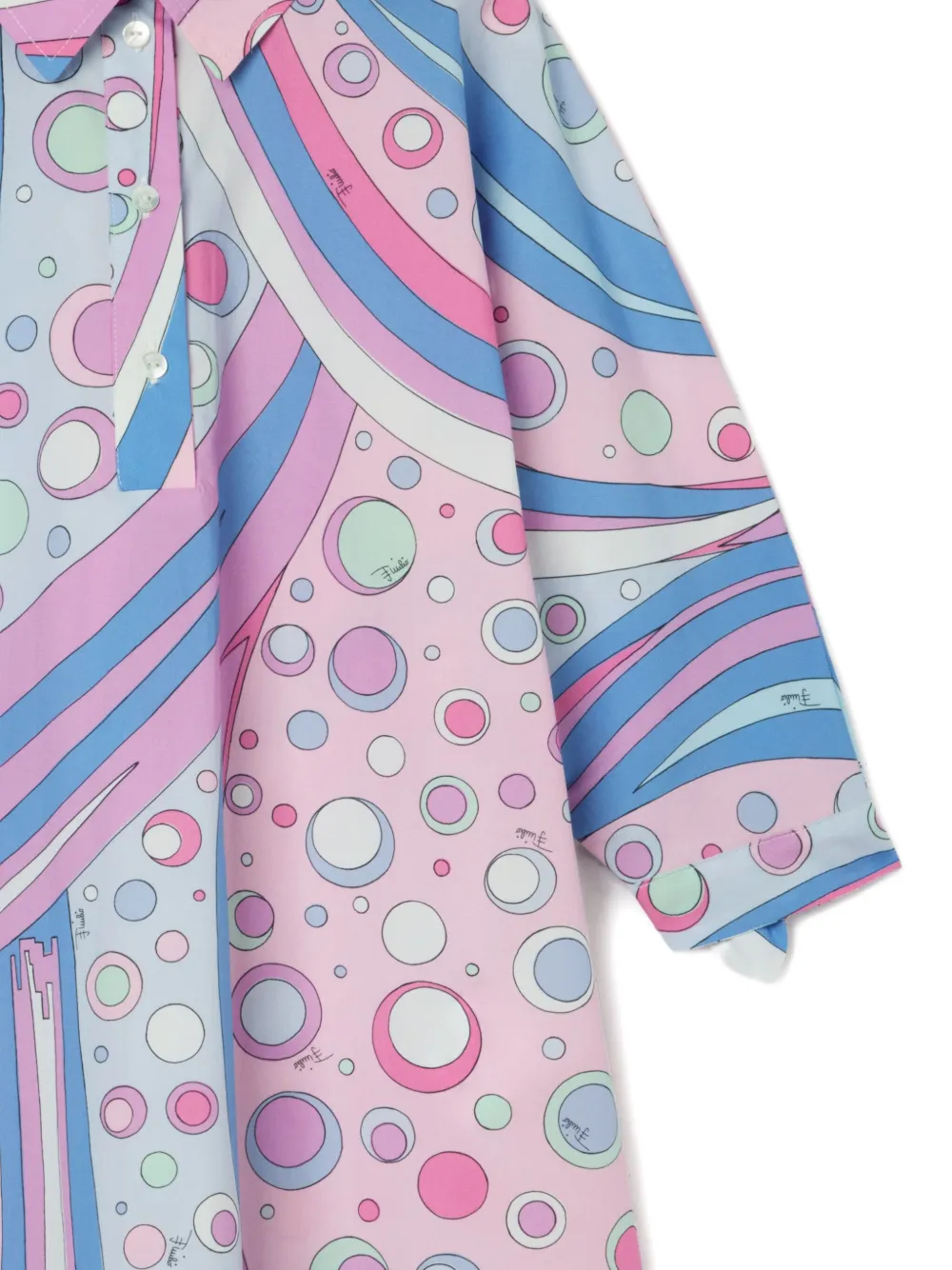 PUCCI Junior Blousejurk met Fontane-print Roze