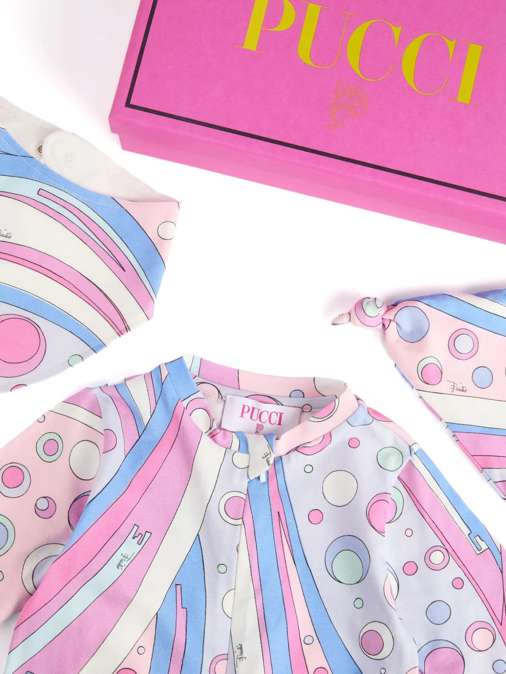 PUCCI Junior Pyjama met Fontane-print Roze