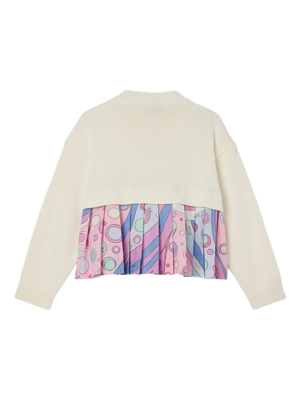 PUCCI Junior contrasting-hem cardigan | Girls Cardigans | Image 2