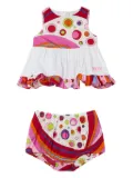 PUCCI Junior Fontane ruffled shorts set - White