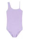 MC2 Saint Barth Kids Bahia Jr textured swimsuit - Purple