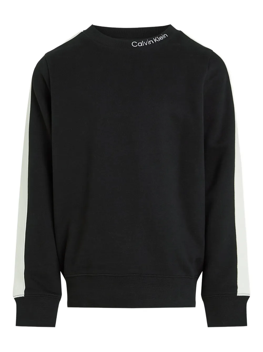 Calvin Klein Kids contrast-panel sweatshirt Zwart