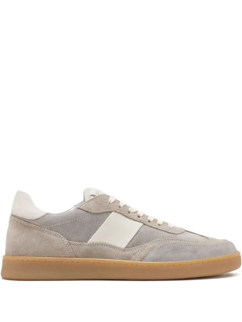 Collegium Pillar Court II suede-leather panel sneakers