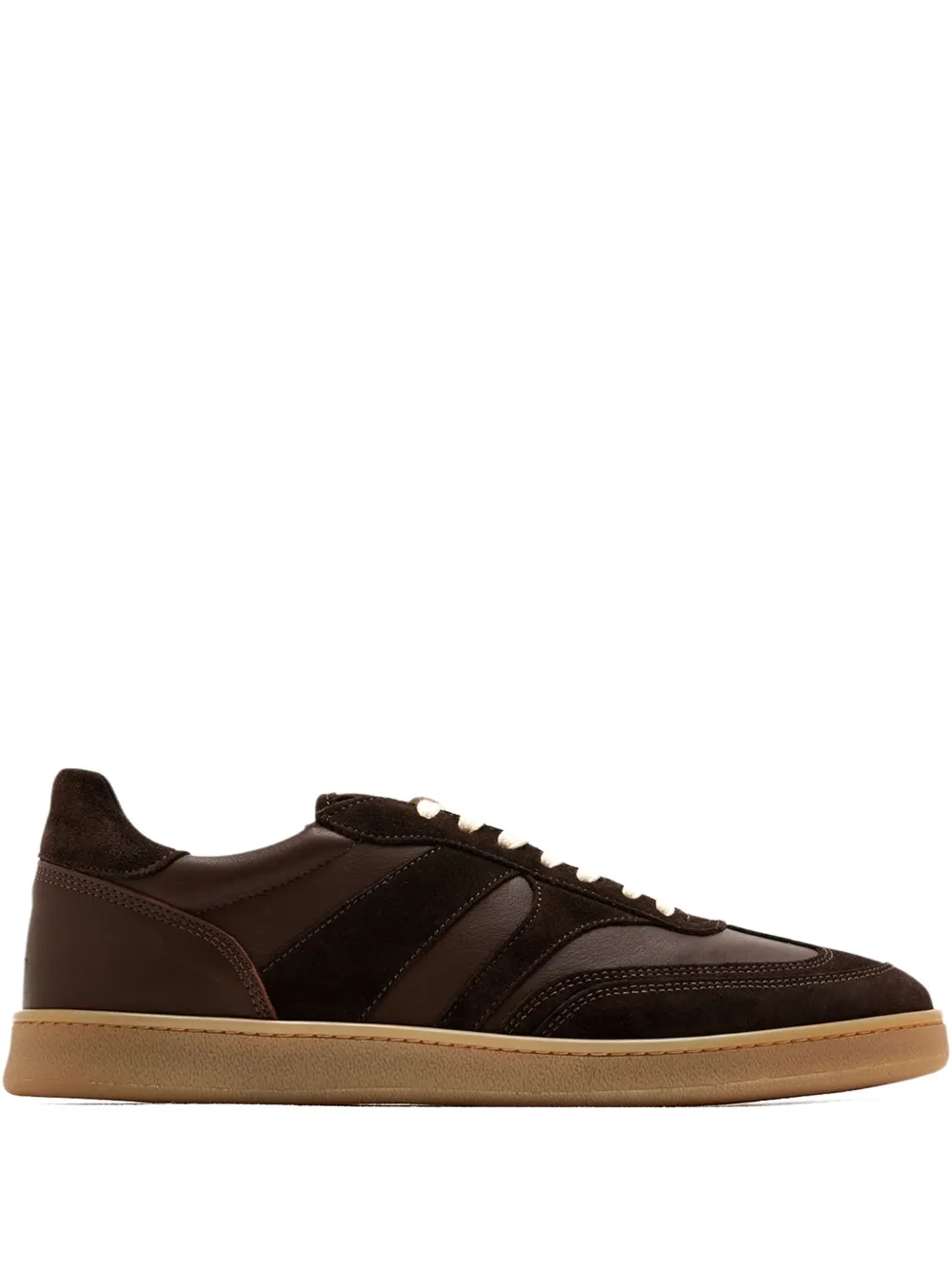 Collegium Pillar Court II suede sneakers Brown