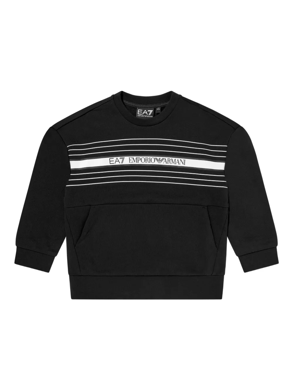 Emporio Ar i Kids logo-print sweatshirt Zwart