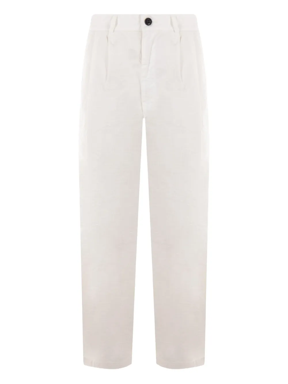 pleated cotton trousers