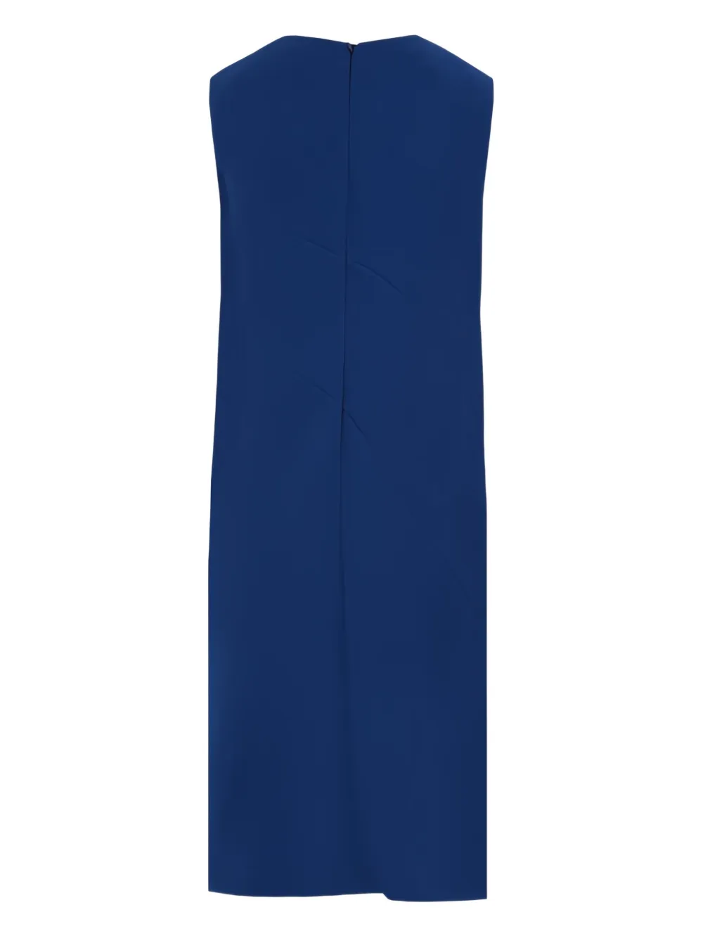Prada crystal-embellished V-neck dress Blauw