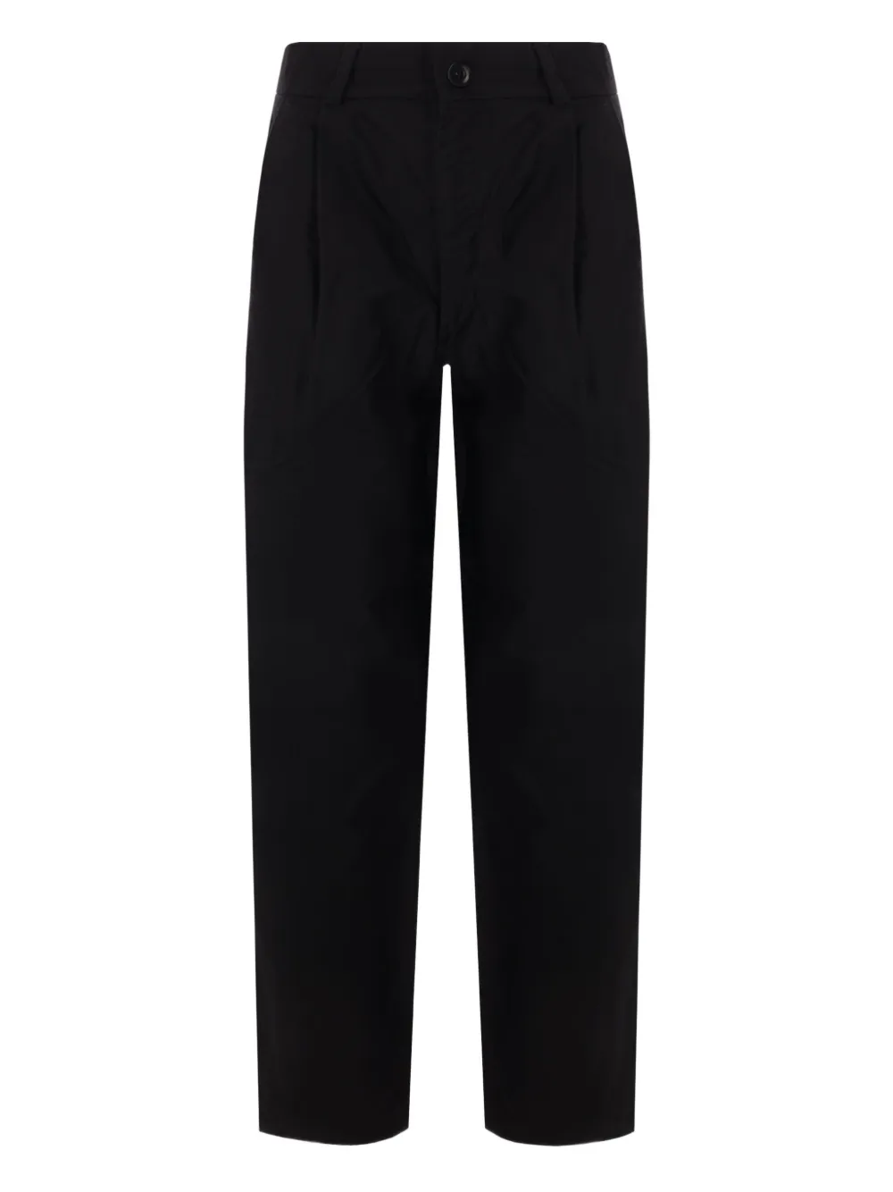 button-fastening trousers
