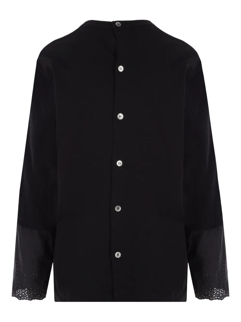 Comme des Garçons TAO embellished-sleeve jersey top | Shirts | Image 2