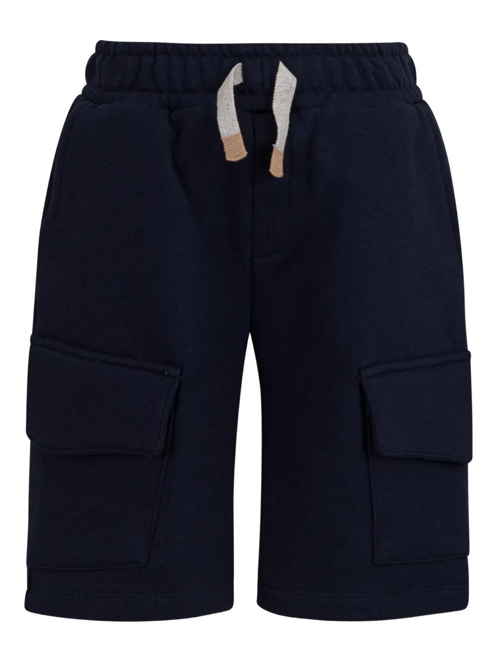 Eleventy Kids cargo-pocket shorts Blauw