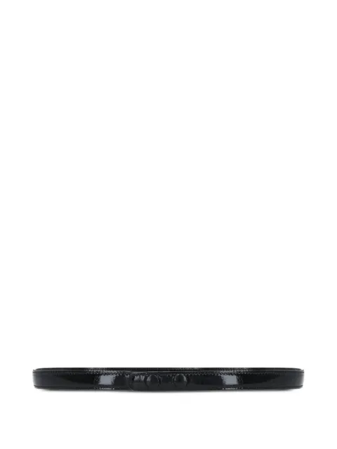 10 CORSO COMO patent leather snap-button belt