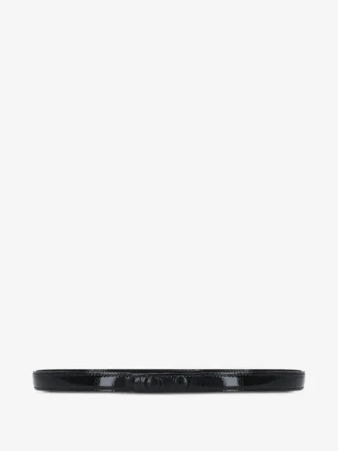 10 CORSO COMO patent leather snap-button belt
