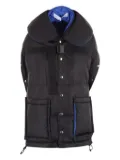 Comme des Garçons TAO padded snap-button cape - Black