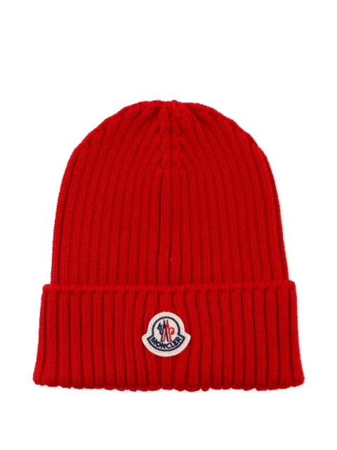 Moncler Enfant ribbed beanie