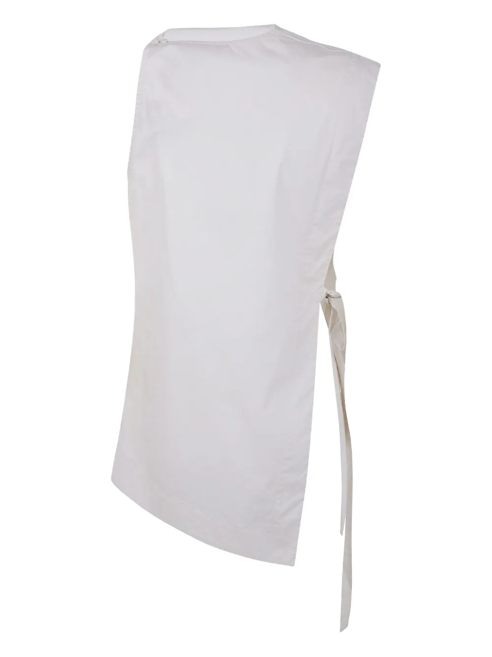 Nuur asymmetric draped blouse | White | Image 1