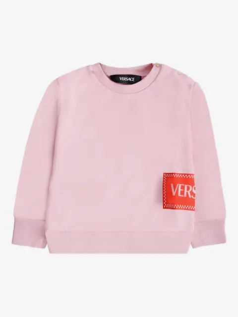 Versace Kids Sweater met logoprint