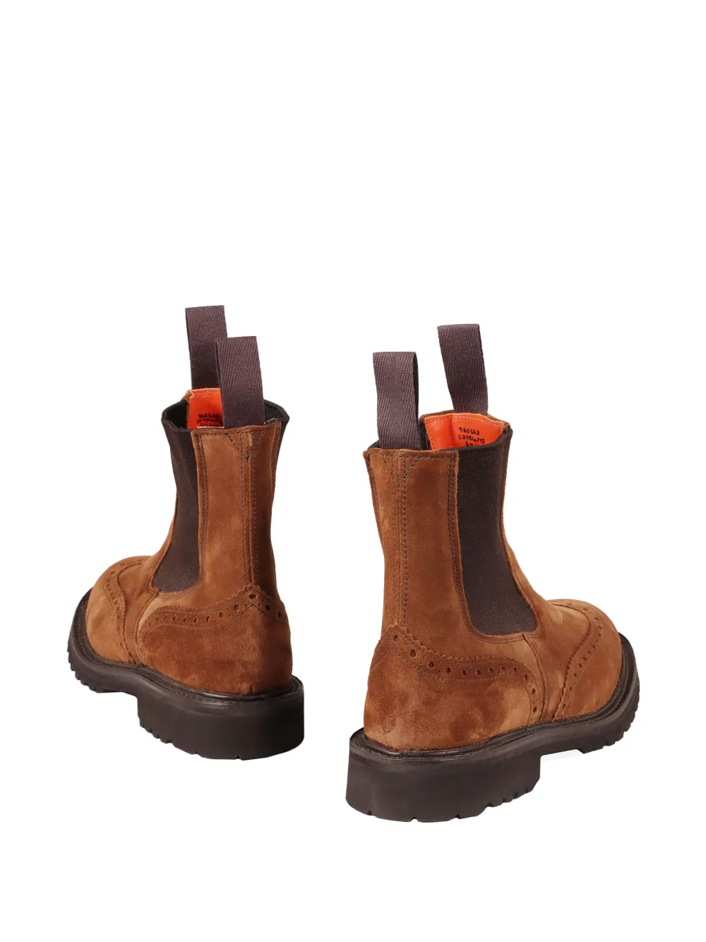 Tricker's Silvia Suede Chelsea Boots In Brown