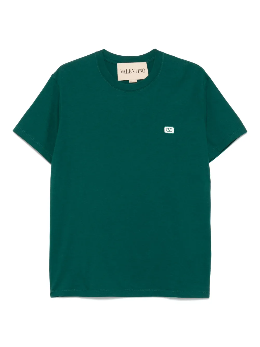 embroidered-logo T-shirt