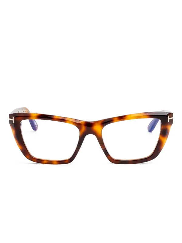 TOM FORD TF 5448-B トータスシェル メガネ 【公式通販】