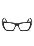 TOM FORD Eyewear angular-frame eyeglasses - Black