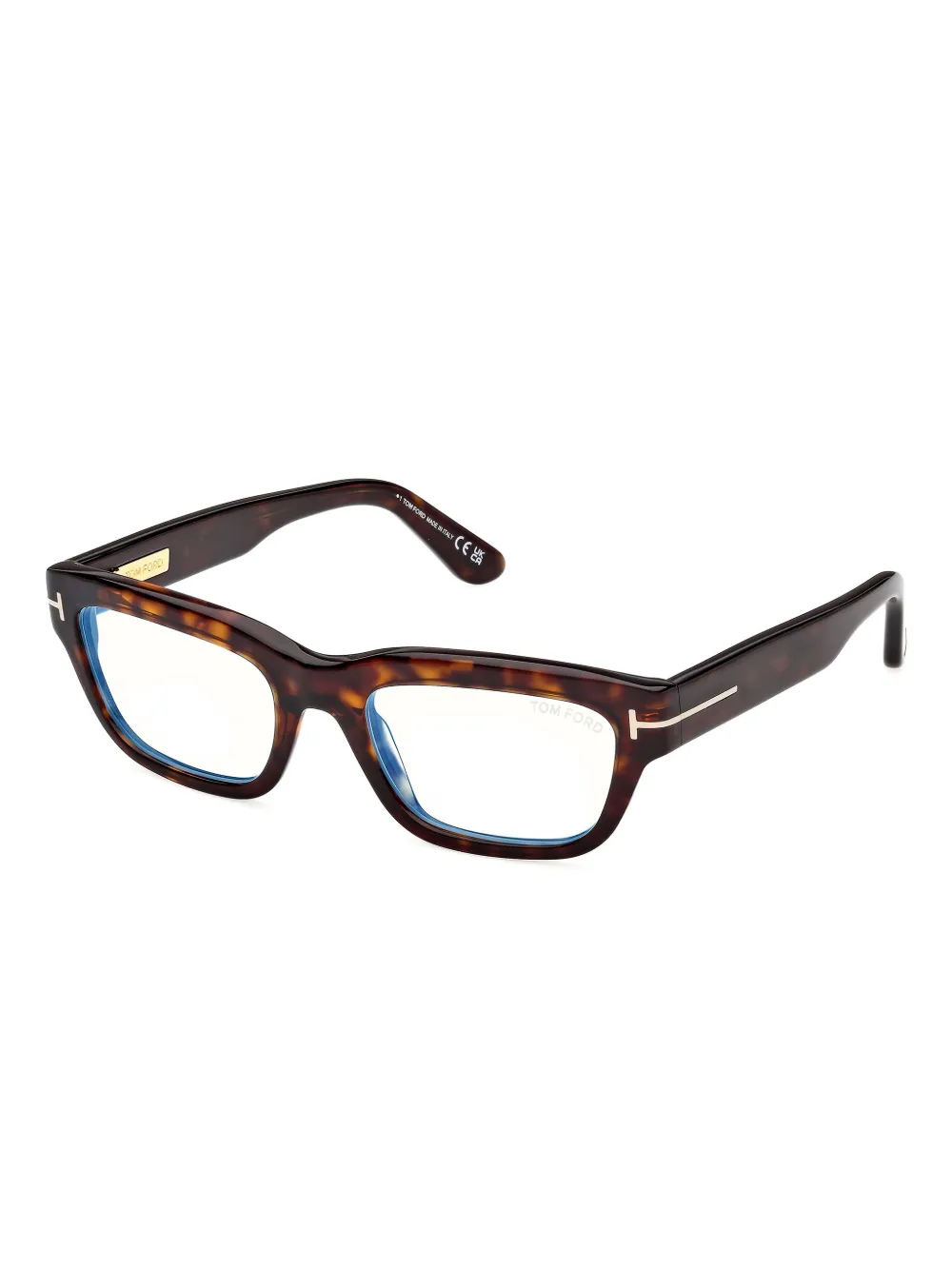 TOM FORD Eyewear tortoiseshell rectangular glasses | Men | Image 2