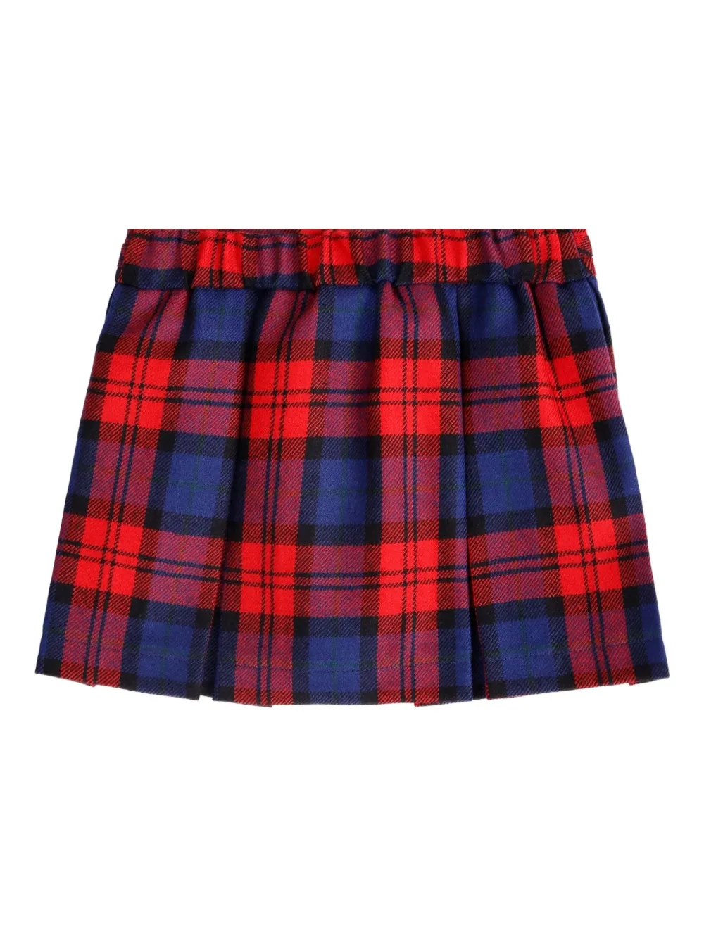 Fendi Kids Geruite mini-rok Rood