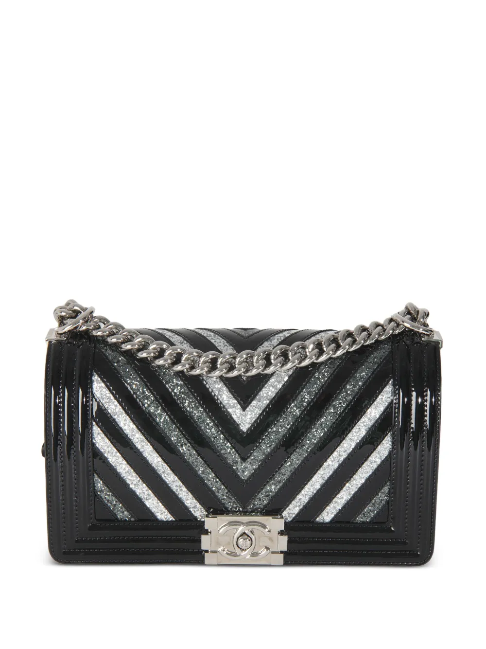 CHANEL Pre-Owned 2017-2018 Boy Chanel shoulder bag - Black