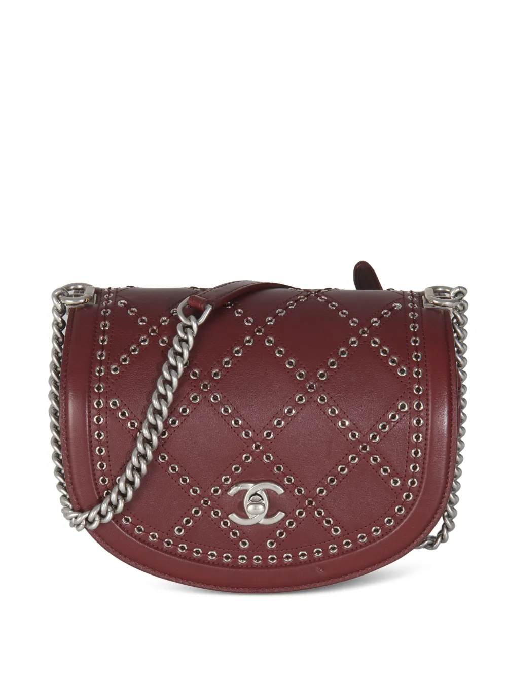 CHANEL Pre-Owned 2018 ダブルフラップ ショルダーバッグ - レッド CHANEL Pre-Owned 2018 ダブルフラップ ショルダーバッグ - レッド