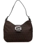 Fendi Pre-Owned 2000-2010 Zucchino Canvas shoulder bag - Brown